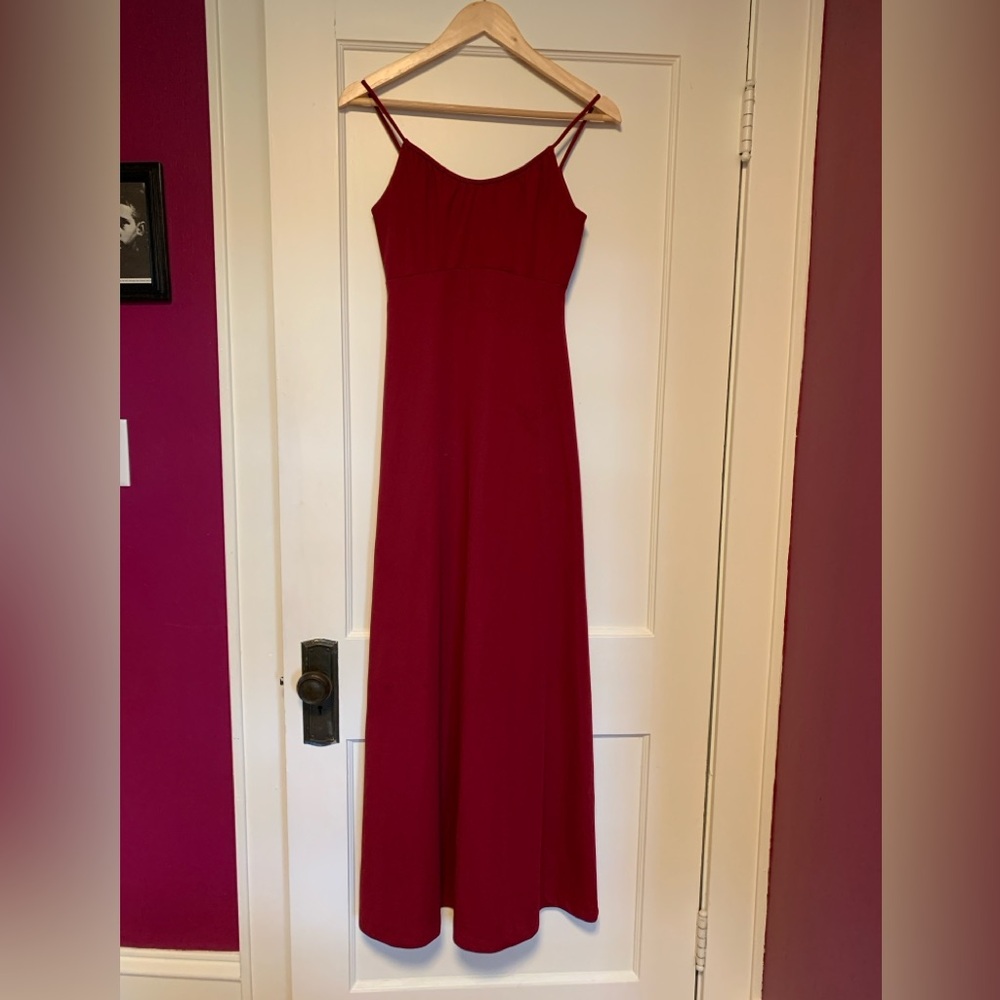 Vintage princess waist flowy maxi dress